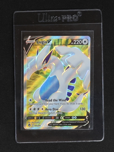 2022 Pokémon Silver Tempest #185 Lugia V — front