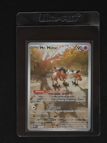 2023 Pokémon Scarlet & Violet 151 #179 Mr. Mime Illustration Rare — front