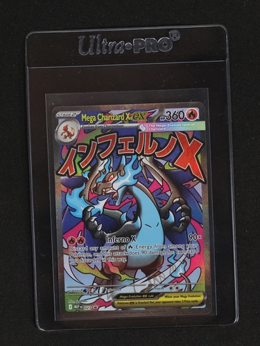 2025 Pokémon Mega Charizard X ex #023 Me: Mega Evolution Promo — front