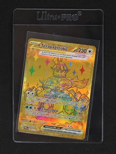 2025 Pokémon Prismatic Evolutions #180 Terapagos EX — front