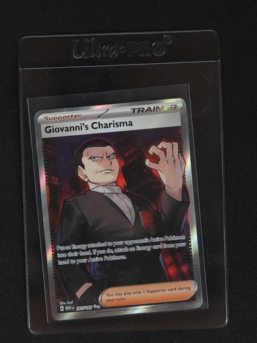 2023 Pokémon Scarlet & Violet 151 #197 Giovanni's Charisma — front