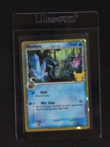 2021 Pokémon SWSH Black Star Promo Celebrations #136 Mimikyu — front