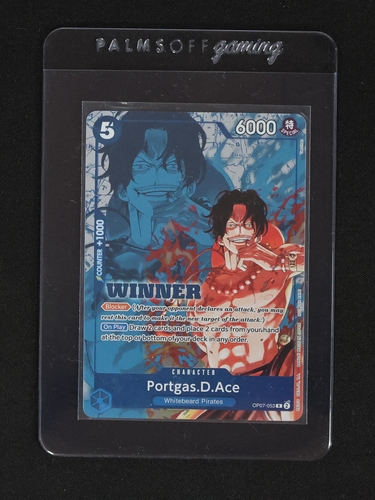 2024 One Piece Card Game OP07-053 Portgas.D.Ace Winner Pack — front