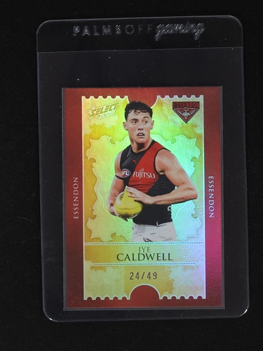 2023 Select AFL #24/49 Tye Caldwell — front