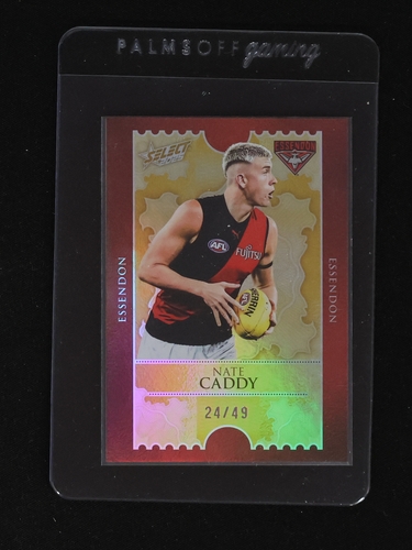 2020 Select AFL #24 Nate Caddy — front