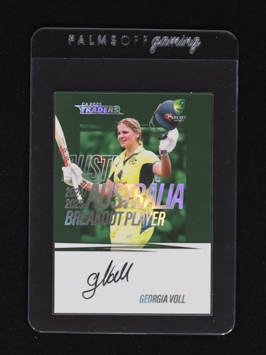 2025 Cricket Traders Breakout Player #BOS02 Georgia Voll — front