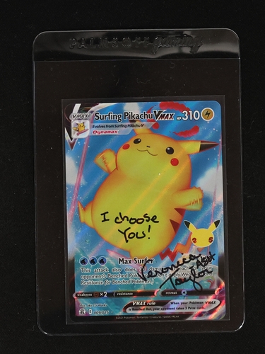 2021 Pokémon Celebrations #009 Surfing Pikachu VMAX — front