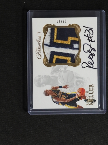 2016 Panini Flawless #31 Reggie Miller — front
