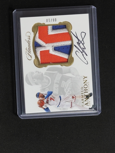 2016 Panini Flawless #01 Carmelo Anthony — front