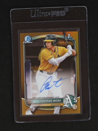 2025 Bowman Chrome #CPA-SM Shotaro Morii — front