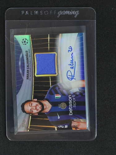 2024-25 Topps UEFA Champions League Superstar Relic #SR-HC Hakan Calhanoglu — front