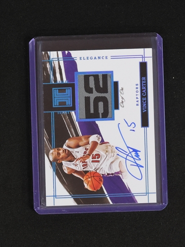 2021-22 Panini Impeccable Elegance #52 Vince Carter — front