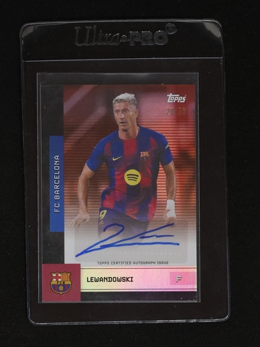 2024 Topps FC Barcelona #20/25 Robert Lewandowski — front