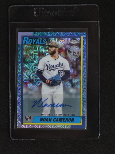 2025 Topps Update 1990 Topps Chrome Silver Pack #U90C-65 Noah Cameron — front