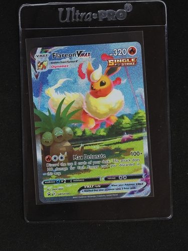 2021 Pokemon SWSH #180 Flareon VMAX — front