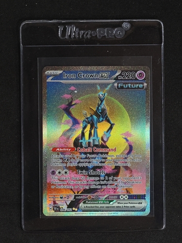 2024 Pokémon TEF En-Temporal Forces #206 Iron Crown EX — front
