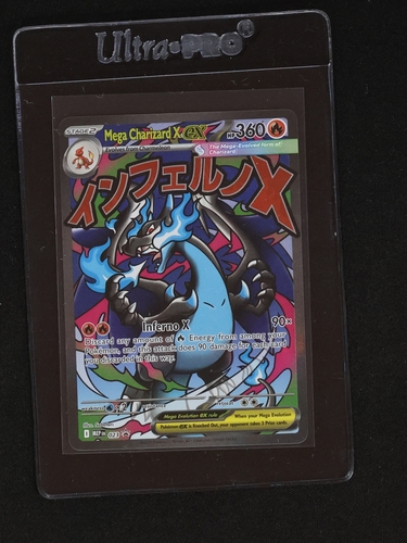 Mega Charizard X EX 023 Me: Mega Evolution Promo Holo — front