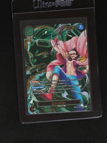 2025 One Piece TCG OP10-030 Smoker SP Carrying On His Will — front