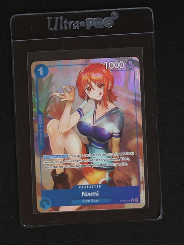 2024 One Piece Card Game OP09-050 Nami Alternate Art Emperors in the New World — front