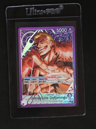 2025 One Piece Card Game OP14-060 Donquixote Doflamingo The Azure Sea's Seven — front