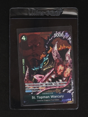 2025 One Piece TCG OP13-089 St. Topman Warcury Alternate Art — front