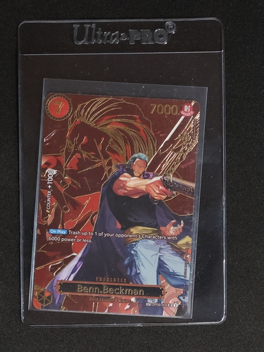 One Piece TCG OP09-009 Benn Beckman SP Carrying On His Will — front