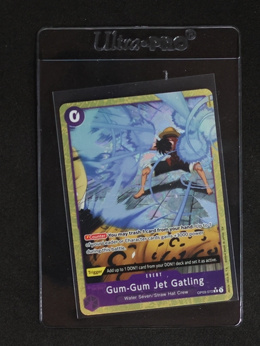 One Piece The Best Vol.2 OP03-072 Gum-Gum Jet Gatling — front