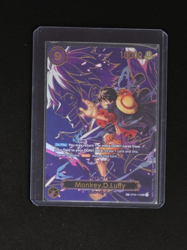 2025 One Piece OP09-119 Monkey D. Luffy — front