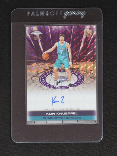 2025-26 Topps Chrome #19 Kon Knueppel — front