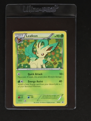 2013 Pokémon BW87 Leafeon Black Star Promo — front