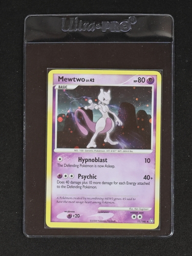 2008 Pokémon Legends Awakened #11 Mewtwo — front