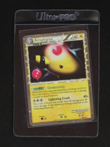 2010 Pokémon HeartGold & SoulSilver #105 Ampharos Prime — front