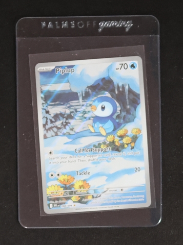 2023 Pokemon TCG Phantasmal Flames #098 Piplup — front