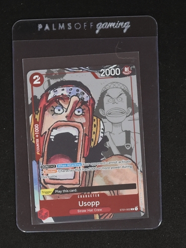 2023 One Piece 25th Anniversary Premium Card Collection ST01-002 Usopp — front