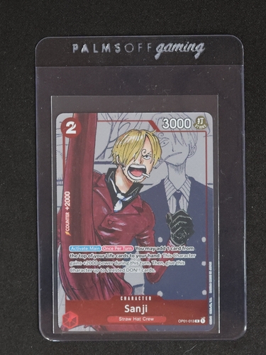 2022 One Piece Premium Collection 25th Anniversary #OP01-013 Sanji — front