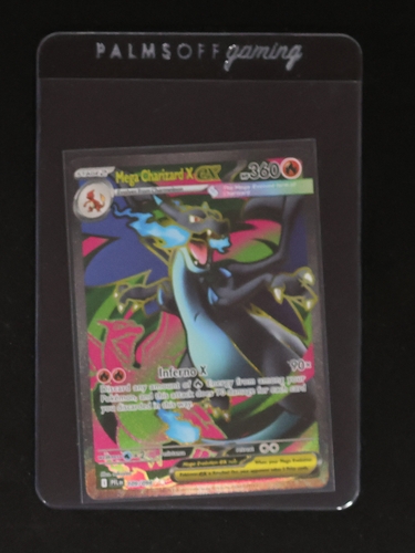 2025 Pokemon Phantasmal Flames #109 Mega Charizard X EX — front
