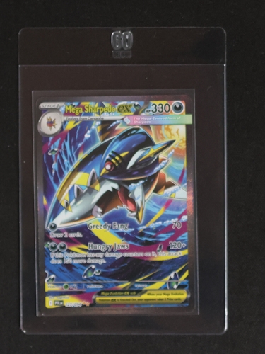 2025 Pokémon Phantasmal Flames #127/094 Mega Sharpedo EX — front