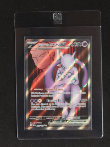 2025 Pokémon TCG #213 Team Rocket's Mewtwo EX — front