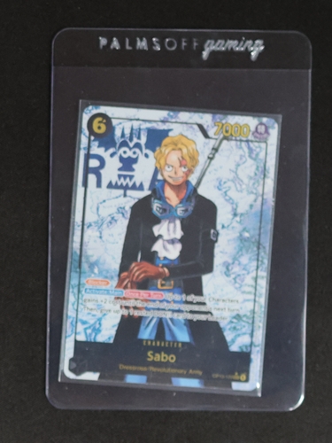 2025 One Piece OP13-120 Sabo Carrying On His Will Secret Alternate Art — front