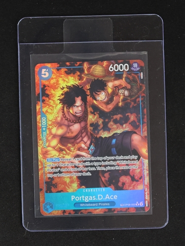 2025 One Piece OP08-052 Portgas.D.Ace Treasure Rare — front