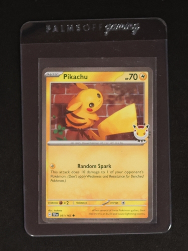2026 Pokémon #051 Pikachu — front