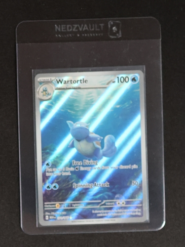 2023 Pokémon TCG Scarlet & Violet 151 #171 Wartortle Illustration Rare Holo — front