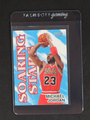 1997 Fleer Soaring Stars #9 Michael Jordan — front