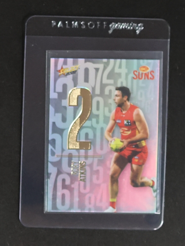 2022 Select AFL Footy Stars Numbers Daylight #2 Ben Atkins — front