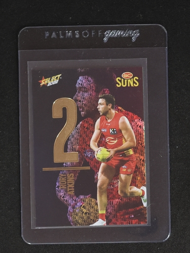 2022 Select AFL Footy Stars Numbers Midnight #2 Gold Coast Suns — front