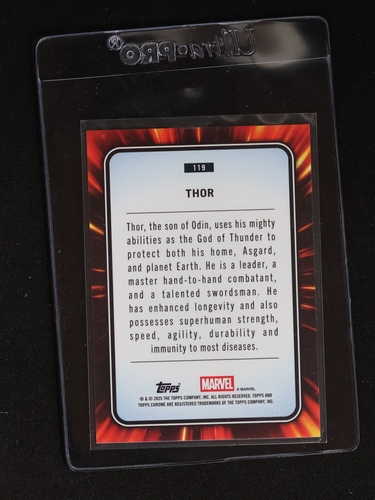 2025 Topps Marvel #119 Thor — front