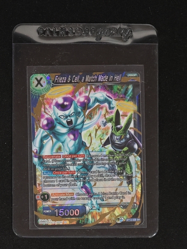 2021 Dragon Ball Super Card Game BT12-029 Frieza & Cell, a Match Made in Hell SR — front