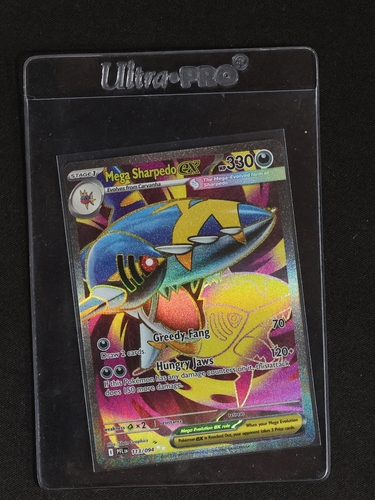 Mega Sharpedo EX 113/094 Phantasmal Flames — front
