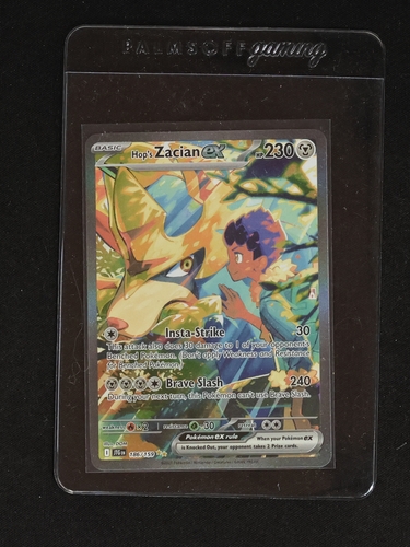 2025 Pokémon SV09: Journey Together #186 Hop's Zacian ex — front
