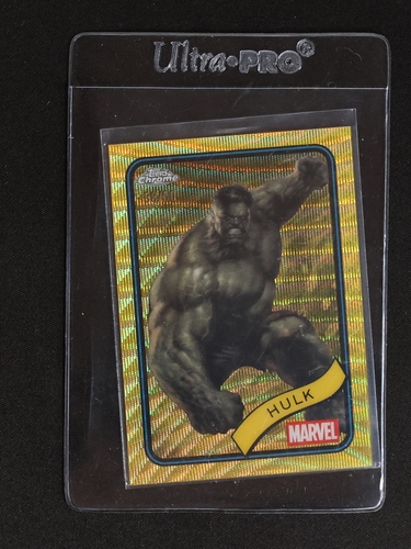 2025 Topps Chrome Marvel #128 Hulk — front